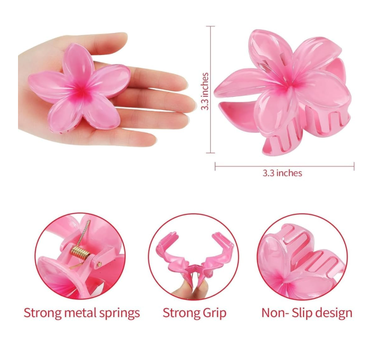 Flower Hair Claws